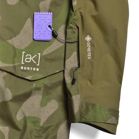26-27 BURTON メンズ スノーボードウエア Men's [ak]® Cyclic GORE-TEX 2L Anorak (Dried Moss / Keel Camo)