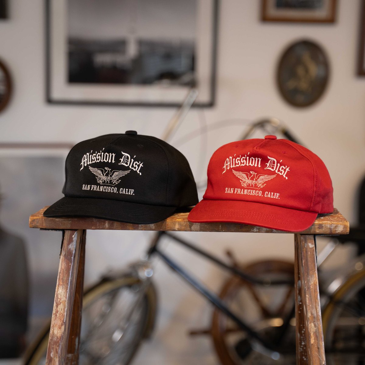 MISSION DISTRICT ネイジャパ　SF PHOENIX キャップ Black】SF PHOENIX CAP | NATIVE JAPANESE WEB STORE