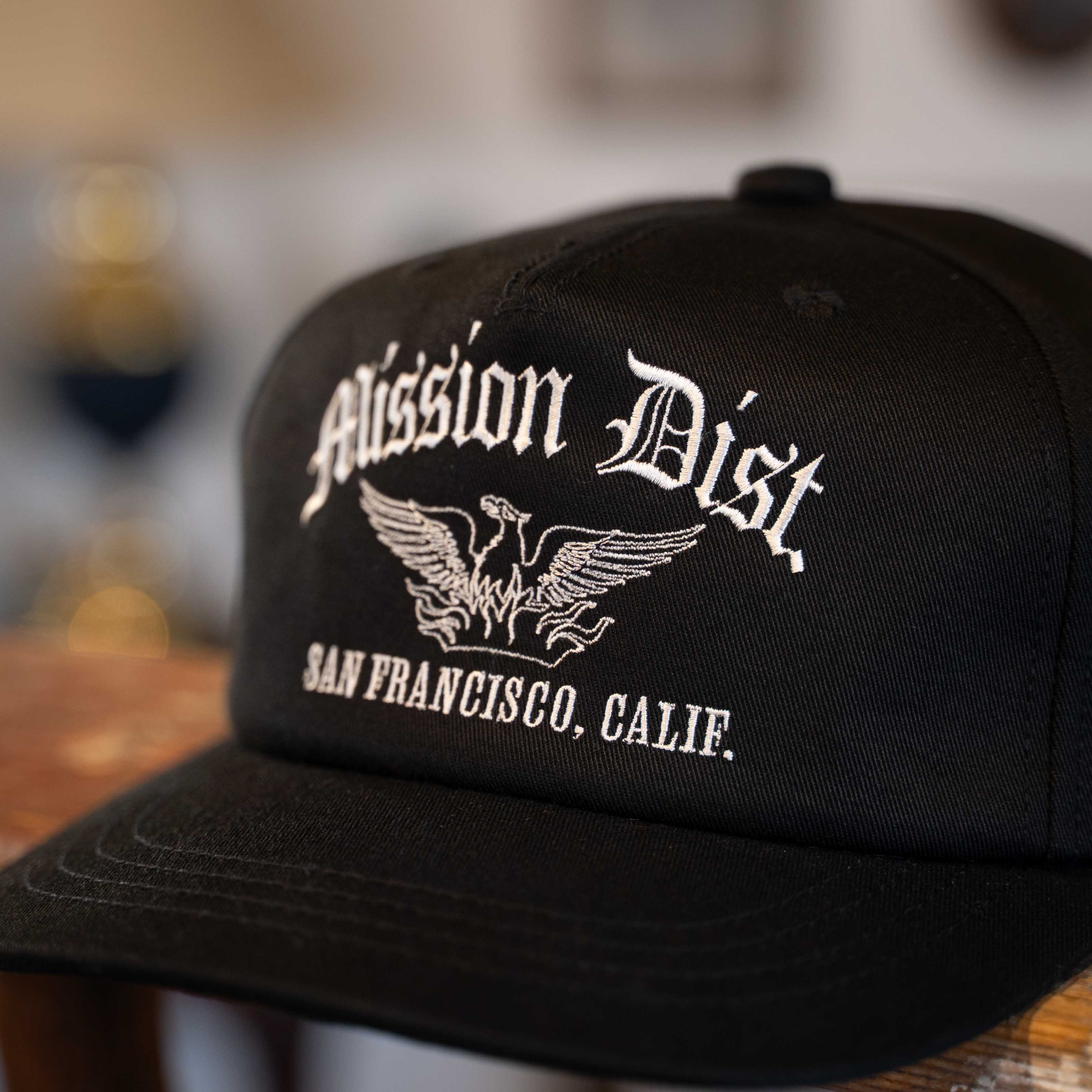 MISSION DISTRICT ネイジャパ　SF PHOENIX キャップ Black】SF PHOENIX CAP | NATIVE JAPANESE WEB STORE