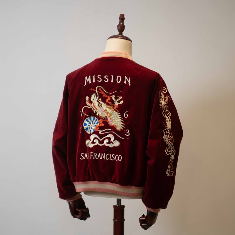 「Ricky 」  ジャケット レッド外見至上主義 先行受注】THE ROCK Velveteen Jacket | NATIVE JAPANE