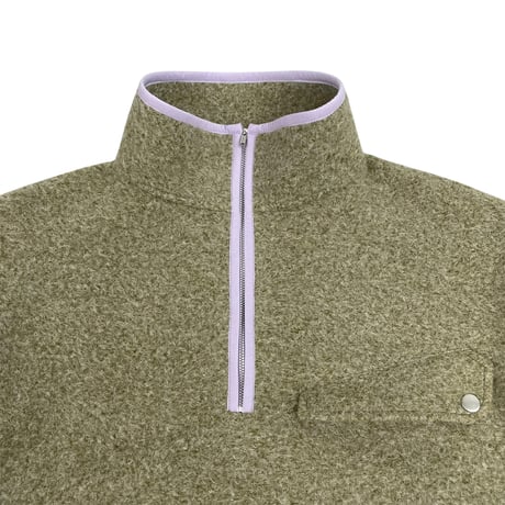 HALF ZIP FLEECE [OLIVE]