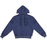 PIG NUMBERING ZIP HOOD [NAVY]