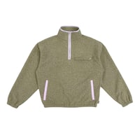 HALF ZIP FLEECE [OLIVE]