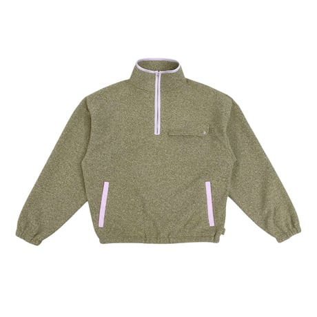HALF ZIP FLEECE [OLIVE]