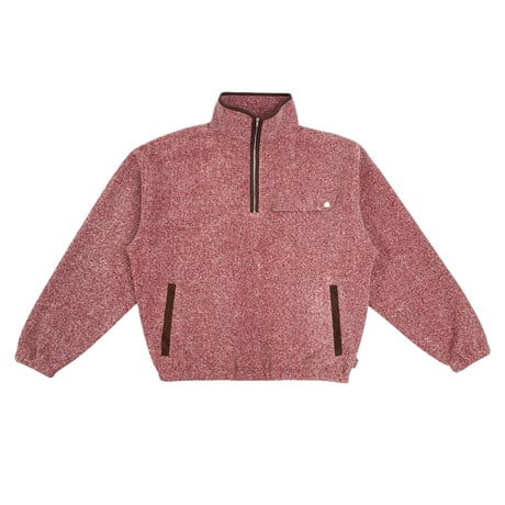 HALF ZIP FLEECE [RED]