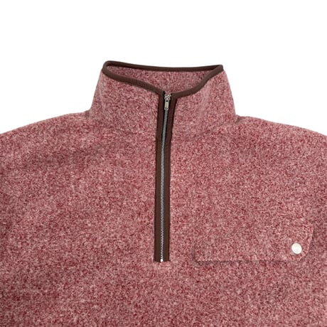 HALF ZIP FLEECE [RED]
