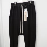 新品 定価115500円 リックオウエンス ダークシャドウ 24aw サルエル パンツ 黒 ブラック メンズ M L