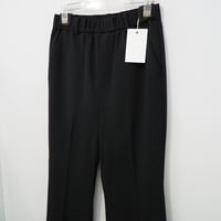 新品 定価20900円 リヴドロワ 25aw ストレッチ ソモウ フレア パンツ 黒 ブラック 36 レディース S M