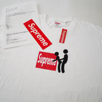 新品 2XL 正規品 シュプリーム 25aw スティック Tシャツ 白 ホワイト 赤 レッド メンズ