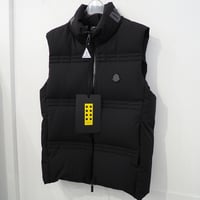 新品 定価35万 モンクレール ジーニアス x エイサップロッキー ダウン ベスト 黒 オール ブラック 1 メンズ S
