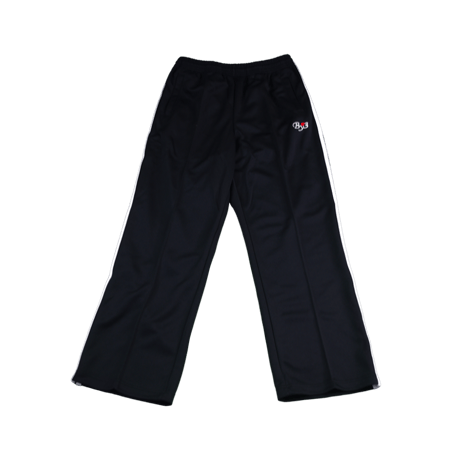 By3 VINCENT TRACK  PANTS  BLACK×WHITE