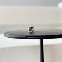 【1粒】トルマリンクォーツと銀のピアス
