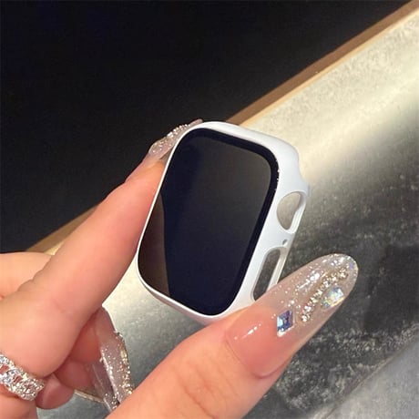 【N842】アップルウォッチ 覗き 見 防止 カバー apple watch ケース se3/s11 42mm/46mm