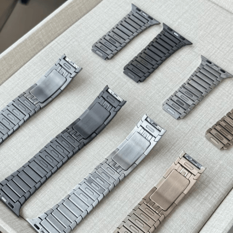 【N832】調節工具不要 アップル ウォッチ バンド 高品質316ステンレス apple watch リンク ブレスレット 高級 男女兼用