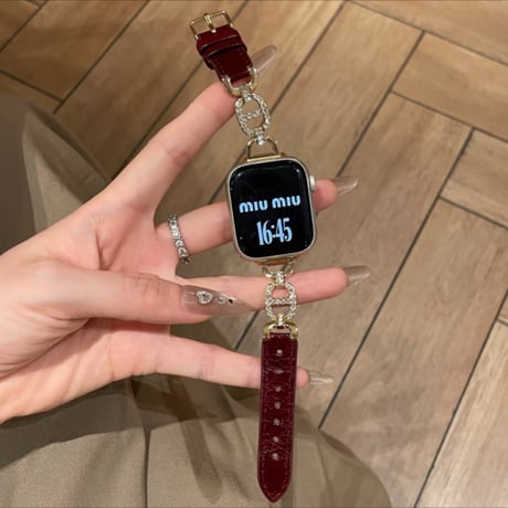 【N858】Apple Watch 12 バンド42ｍｍ/46mm おすすめ かわいい アップル ウォッチ バンド レディース
