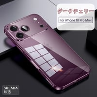 【N849】ソフト iphone18pro/17pro クリア ケース iphone ケース メタリック カラー