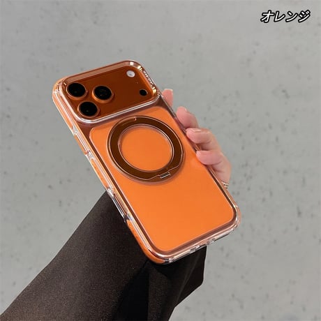 【N527】iphone18pro/17pro ケース マグセーフ スタンド iphone ケース クリア おしゃれ