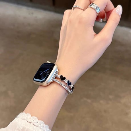 【N843】apple watch バンド レディース アップル ウォッチ se3/s11 ブレスレット かわいい