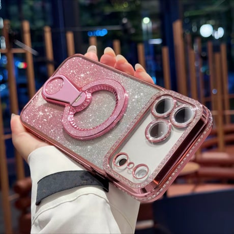 【N848】ソフト iphone ケース キラキラ iPhone ケース かわいい カメラ保護フィルム 付き
