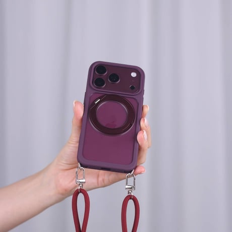 【N636】高品質 iphone18pro/17/16pro ショルダー ケース iphone ケース スタンド