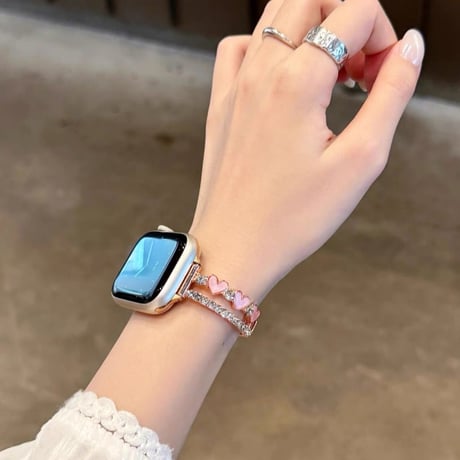 【N843】apple watch バンド レディース アップル ウォッチ se3/s11 ブレスレット かわいい