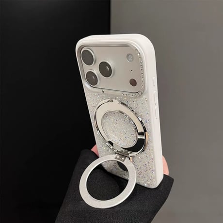 【N865】iphone18pro/18promax バーガンディ に 合う ケース キラキラ かわいい iphone ケース スタンド 付き