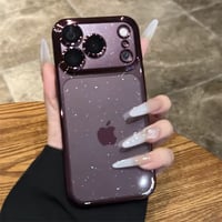 【N115】iphone18pro/17/17pro ケース かわいい キラキラ グリッター iphone 透明ケース かわいい