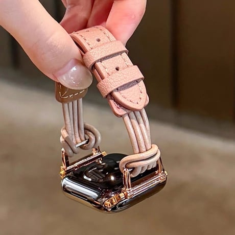 【N864】Apple Watch 12 バンド 革 レディース 42ｍｍ/40mm アップル ウォッチ バンド 女性 おしゃれ