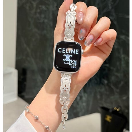 【N838】apple watch ブレスレット かわいい アップル ウォッチ バンド バングル キラキラ
