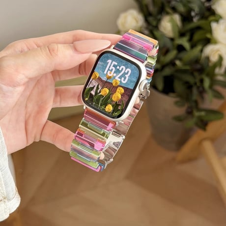 【N834】apple watch 11/SE3 バンド かわいい アップル ウォッチ バンド 夏 レディース