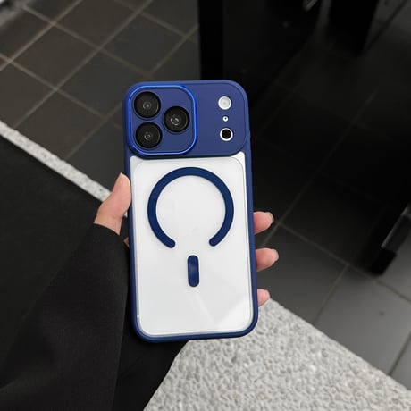 【N162】Magsafe対応/レンズ保護フィルムiPhoneクリアケース 滑りにくい iPhone18pro/17/16/15/14シリーズ対応ケース