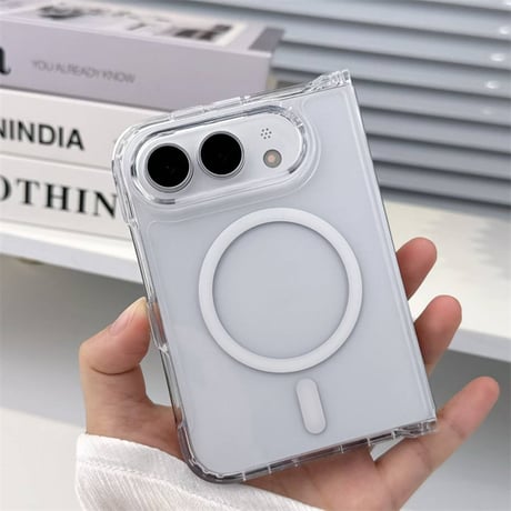 【N852】iPhone Fold/Ultra ケース クリア magsafe 透明