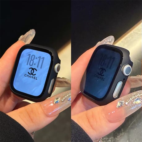 【N842】アップルウォッチ 覗き 見 防止 カバー apple watch ケース se3/s11 42mm/46mm