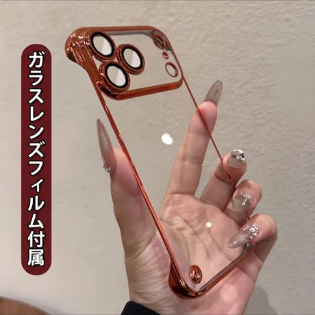 【N306】フチなしiphone18pro/17proケース 極薄 iphone16pro ケース クリア 軽量 おしゃれ レンズ保護あり 防塵