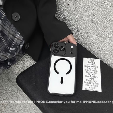 【N162】Magsafe対応/レンズ保護フィルムiPhoneクリアケース 滑りにくい iPhone18pro/17/16/15/14シリーズ対応ケース