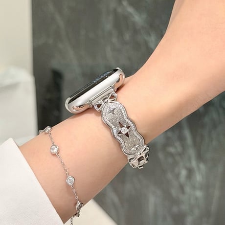 【N838】apple watch ブレスレット かわいい アップル ウォッチ バンド バングル キラキラ