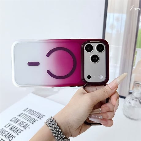 【N846】カメラ保護 付き iphone18pro/17pro ケース magsafe/スタンド iphone ケース マット