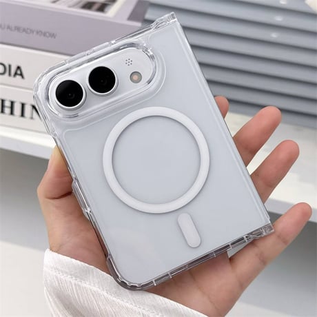 【N852】iPhone Fold/Ultra ケース クリア magsafe 透明