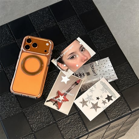【N527】iphone18pro/17pro ケース マグセーフ スタンド iphone ケース クリア おしゃれ