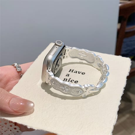 【N838】apple watch ブレスレット かわいい アップル ウォッチ バンド バングル キラキラ