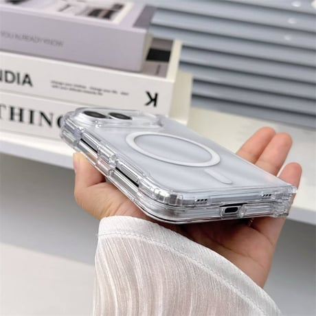 【N852】iPhone Fold/Ultra ケース クリア magsafe 透明
