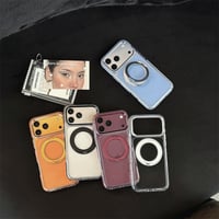 【N527】iphone18pro/17pro ケース マグセーフ スタンド iphone ケース クリア おしゃれ