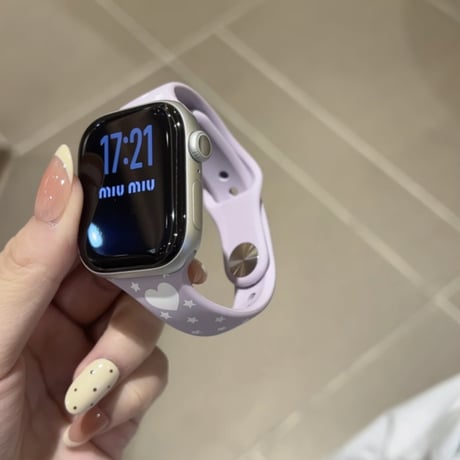 【N837】アップル ウォッチ バンド シリコン かわいい apple watch Series11/SE3 バンド レディース