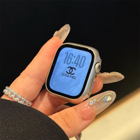 【N842】アップルウォッチ 覗き 見 防止 カバー apple watch ケース se3/s11 42mm/46mm