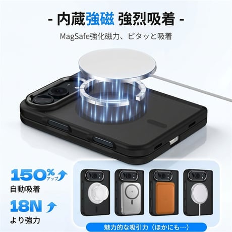 【N863】magsafe対応 Iphone duo ケース マット 高級 アイフォン デュオ ケース おすすめ