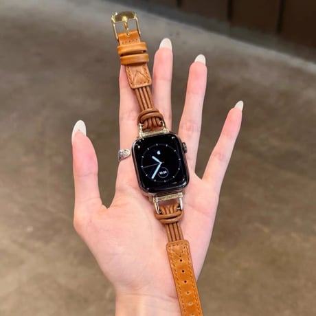 【N864】Apple Watch 12 バンド 革 レディース 42ｍｍ/40mm アップル ウォッチ バンド 女性 おしゃれ