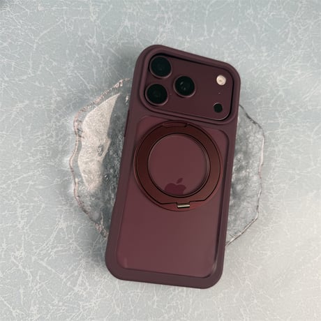 【N705】クリア iphone18/17pro/16 ケース ストラップ iphone ケース スタンド付き 360°回転