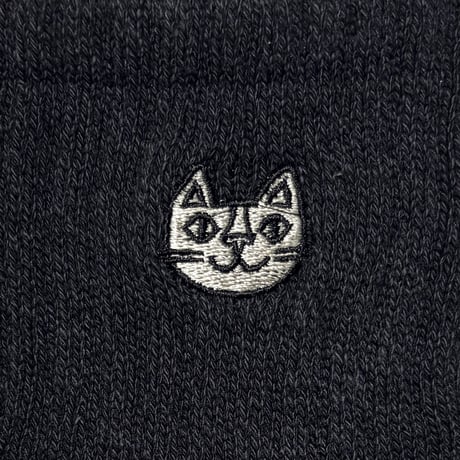 おかべてつろう Nurture ねこ靴下（ブラック）