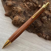 デザートアイアンウッド / UMA 木軸シャープペンシル / ゴールド金具 【一点もの！604163】 ボールペンに変更可能・金具色の変更可能