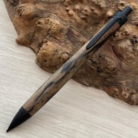 黒柿 / UMA 木軸シャープペンシル / ブラック金具 【一点もの！607011】 ボールペンに変更可能・金具色の変更可能